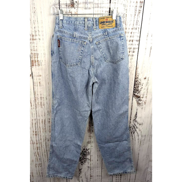 Union Bay Jeans Juniors Size 9 Light Wash Vintage Straight Leg Denim Cotton - Picture 2 of 5
